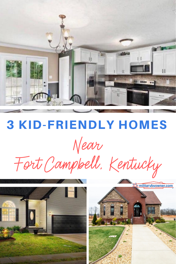 3 KidFriendly Homes Near Fort Campbell, Kentucky